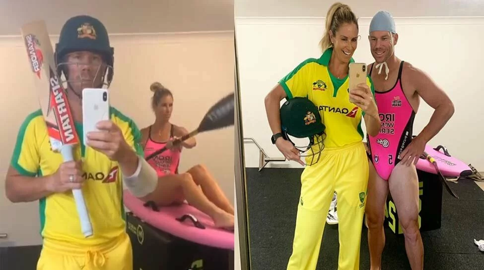 David Warner, wife Candice switch roles for a TikTok video--Watch