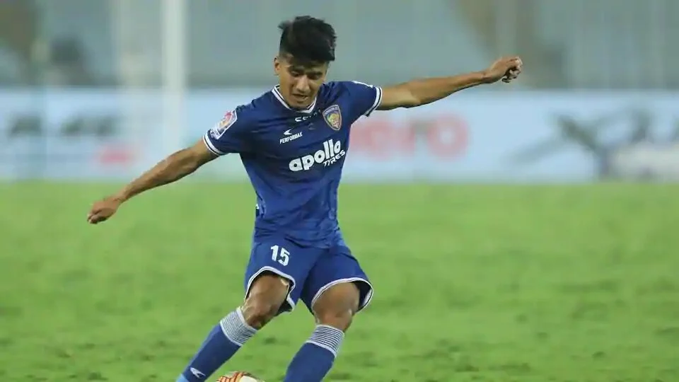 File image of Anirudh Thapa during Indian Super League ( ISL ) between ATK and Chennaiyin FC.