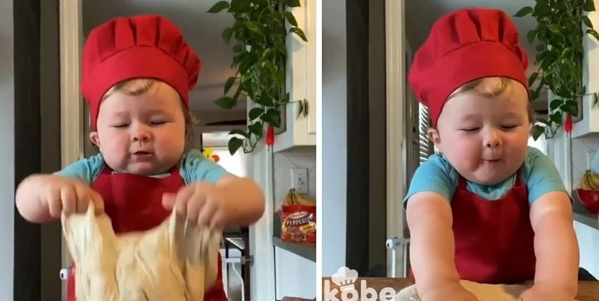 1-year-old chef takes internet by storm