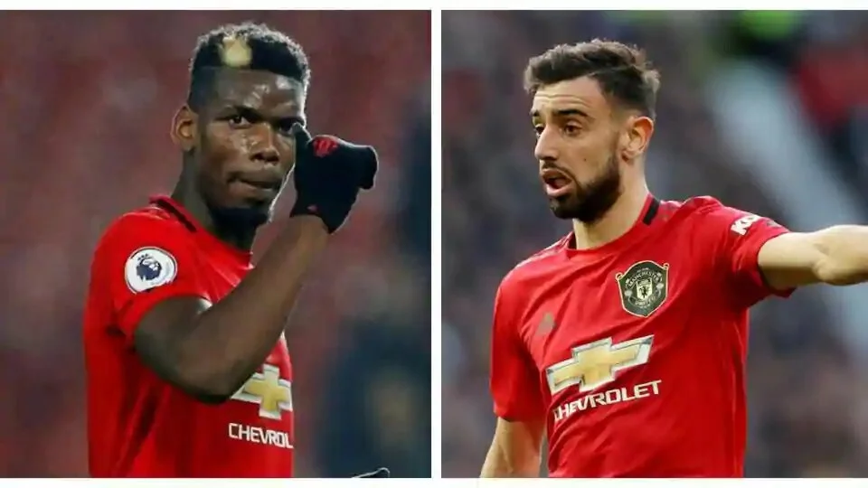 Paul Pogba and Bruno Fernandes.