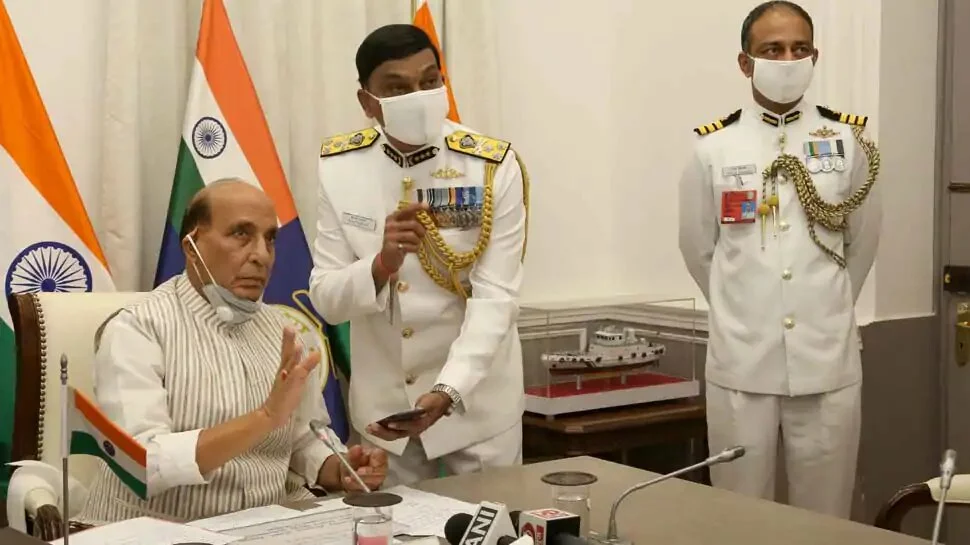 Defence Minister Rajnath Singh commissions Indian Coast Guard Ship ‘Sachet’, two interceptor boats