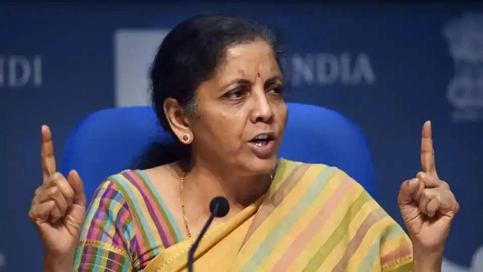 Union Finance Minister Nirmala Sitharaman announces the second tranche of the financial package, at a press conference in New Delhi on Thursday.