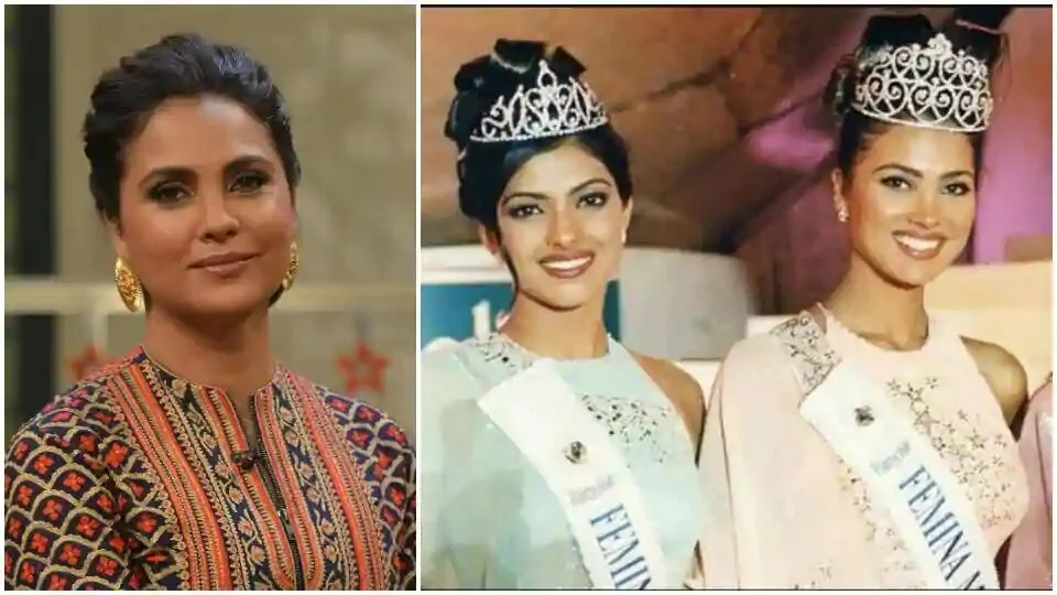Lara Dutta and Priyanka Chopra stood first and second, respectively, at the 2000 Miss India pageant.
