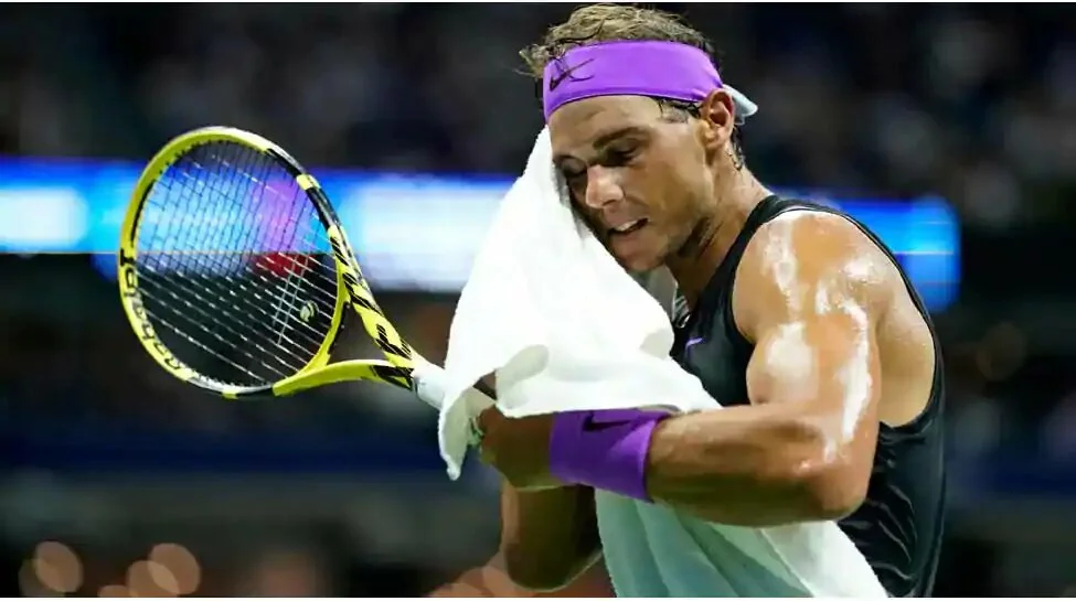 Rafael Nadal dons new look as he returns to court for first time since March