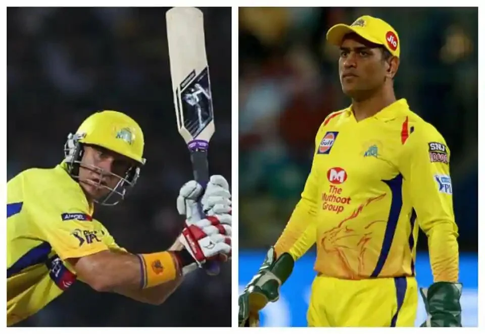 File image of Matthew Hayden and MS Dhoni.