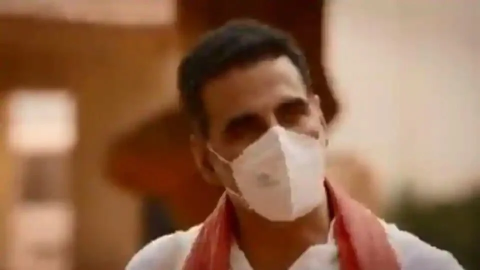 Akshay Kumar in a screengrab from the advertisement.