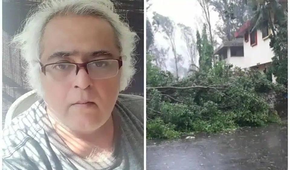 Hansal Mehta shared the aftermath of Cyclone Nisarga in his area.