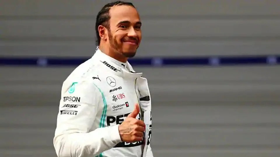 Lewis Hamilton during the China Grand Prix.