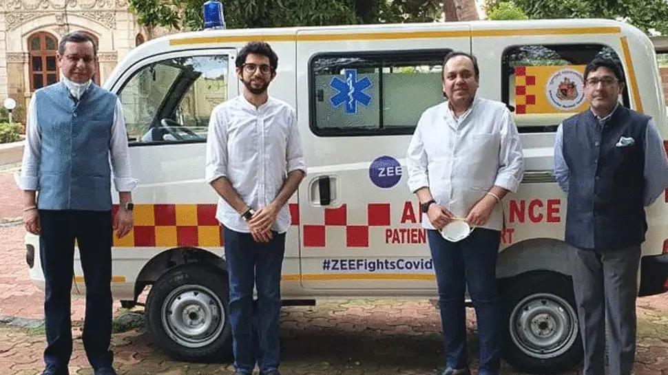 ZEE group extends support to coronavirus hit Mumbai, hands over 46 ambulances