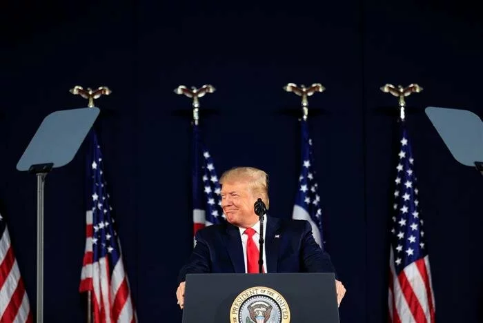 Trump repeats vow to defeat ‘radical left’ in July Fourth speech