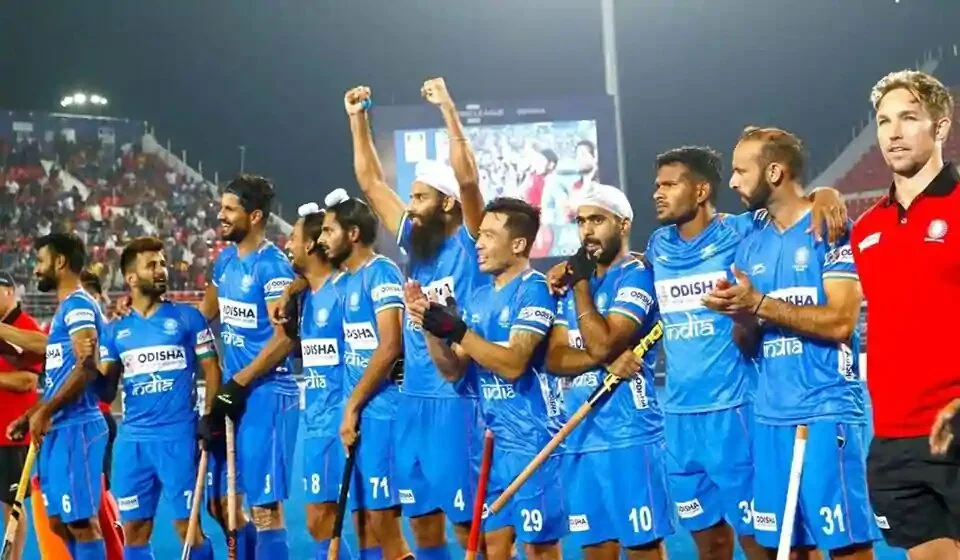 The India men’s hockey team during the FIH Pro League 2020.