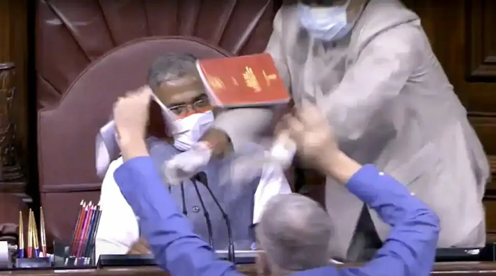 2 crucial farm bills passed in Rajya Sabha amid ruckus by Opposition MPs