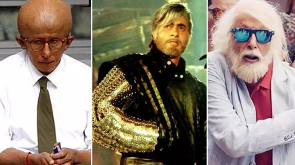 Amitabh Bachchan in Paa, Shaheshah and 102 Not Out.